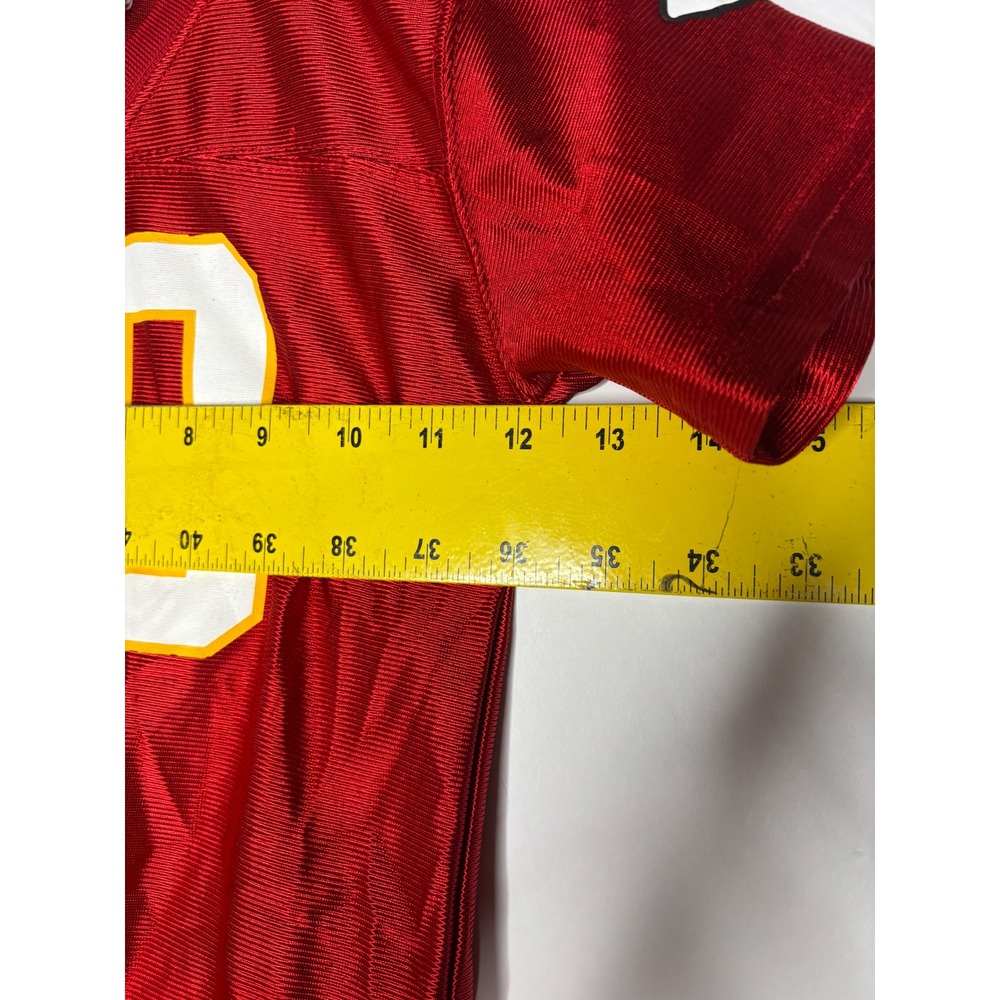 NFL Kansas City‎ Chiefs Trent Green 10 Kids Jersey Red 4T Short Sleeve V-Neck - Picture 5 of 6